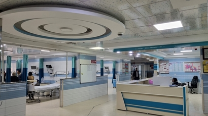 بخش های بیمارستان سیدالشهدا(ع) فارسان